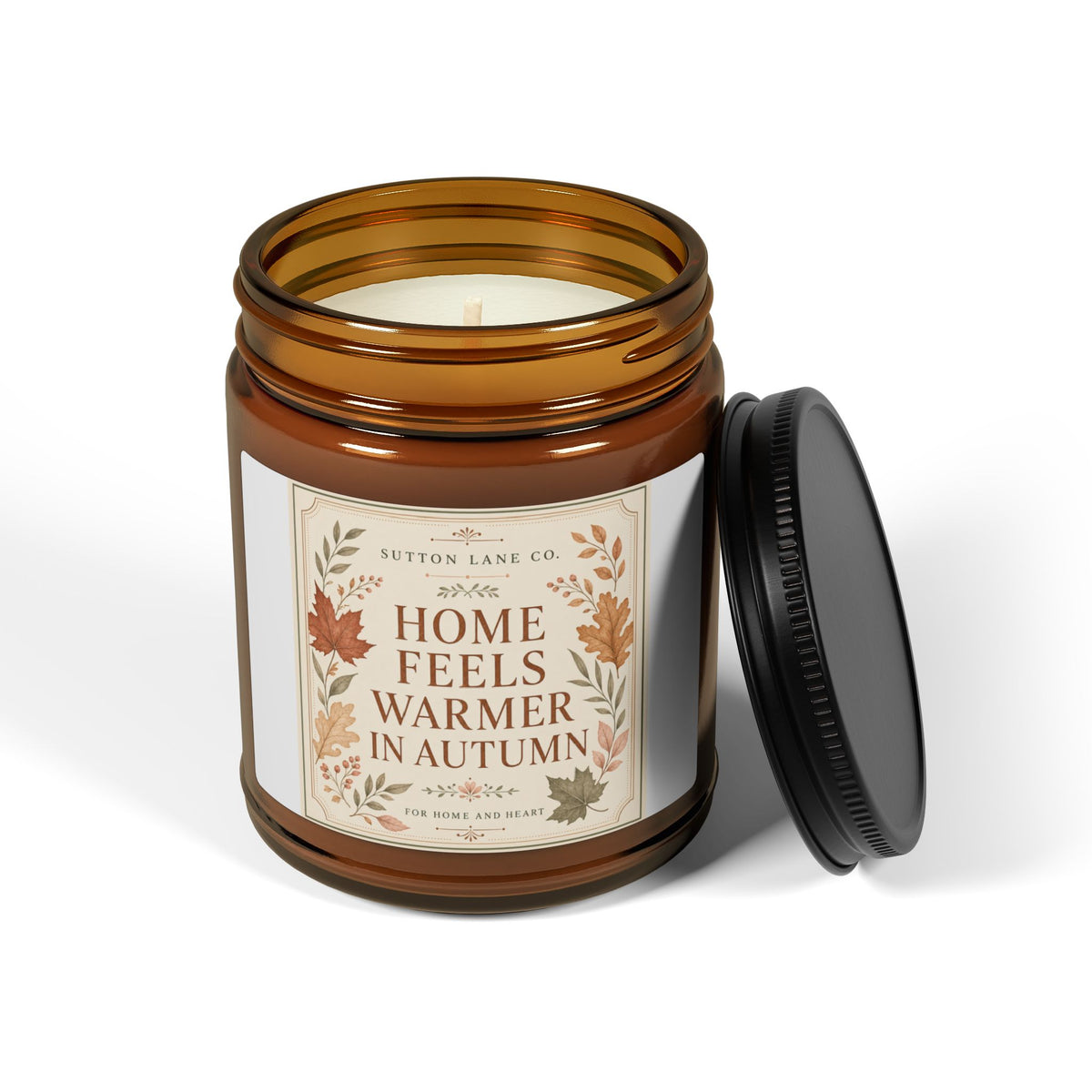 Sutton Lane Co. Fall — Home Feels Warmer in Autumn Amber Soy Candle