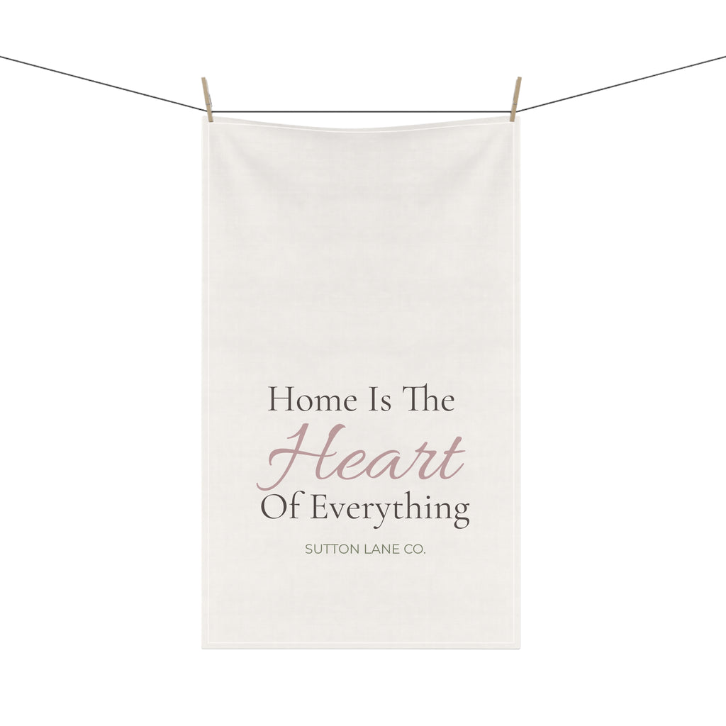 Sutton Lane Co. “Home Is the Heart of Everything” Cotton Tea Towel