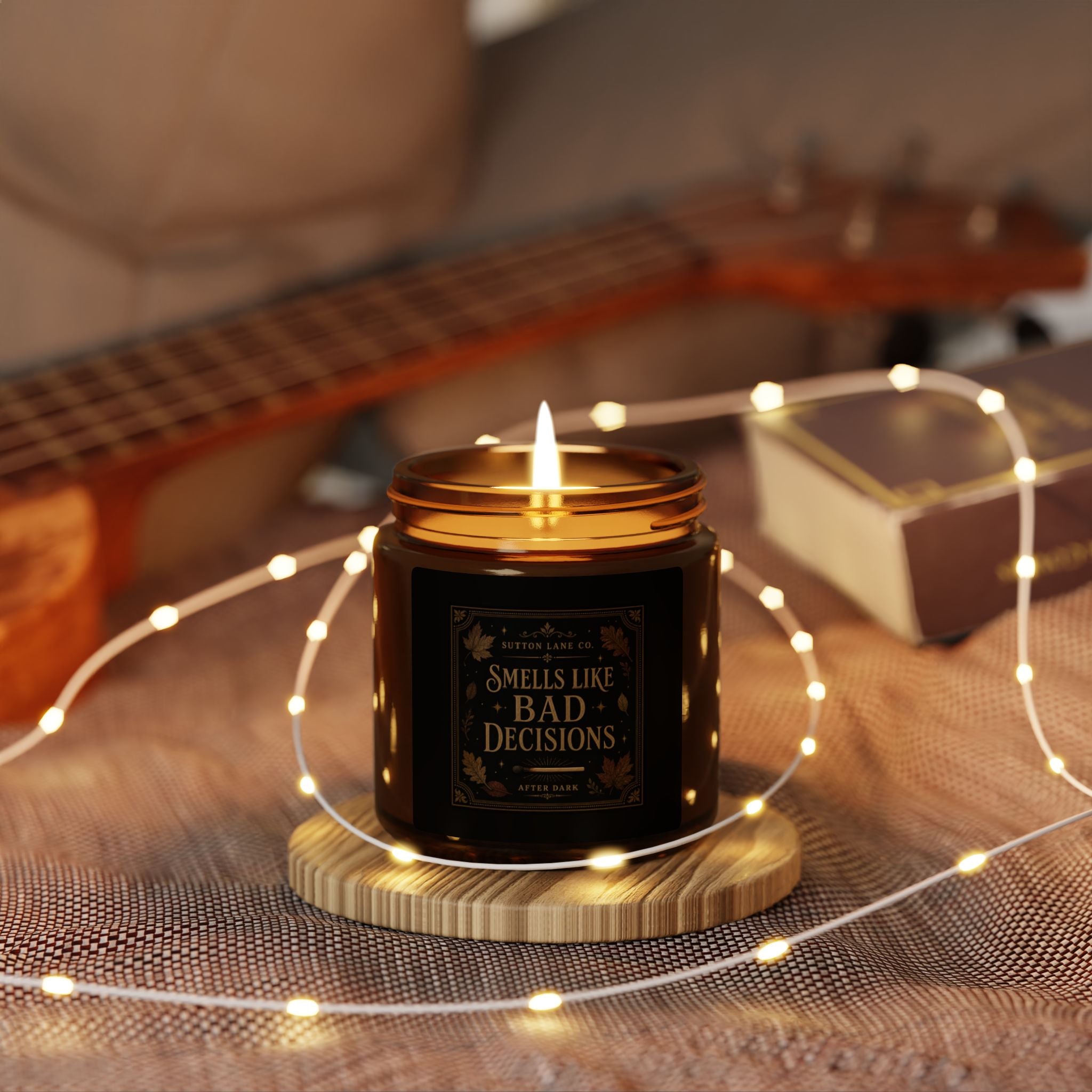 Sutton Lane Co. After Dark — Smells Like Bad Decisions Amber Soy Candle
