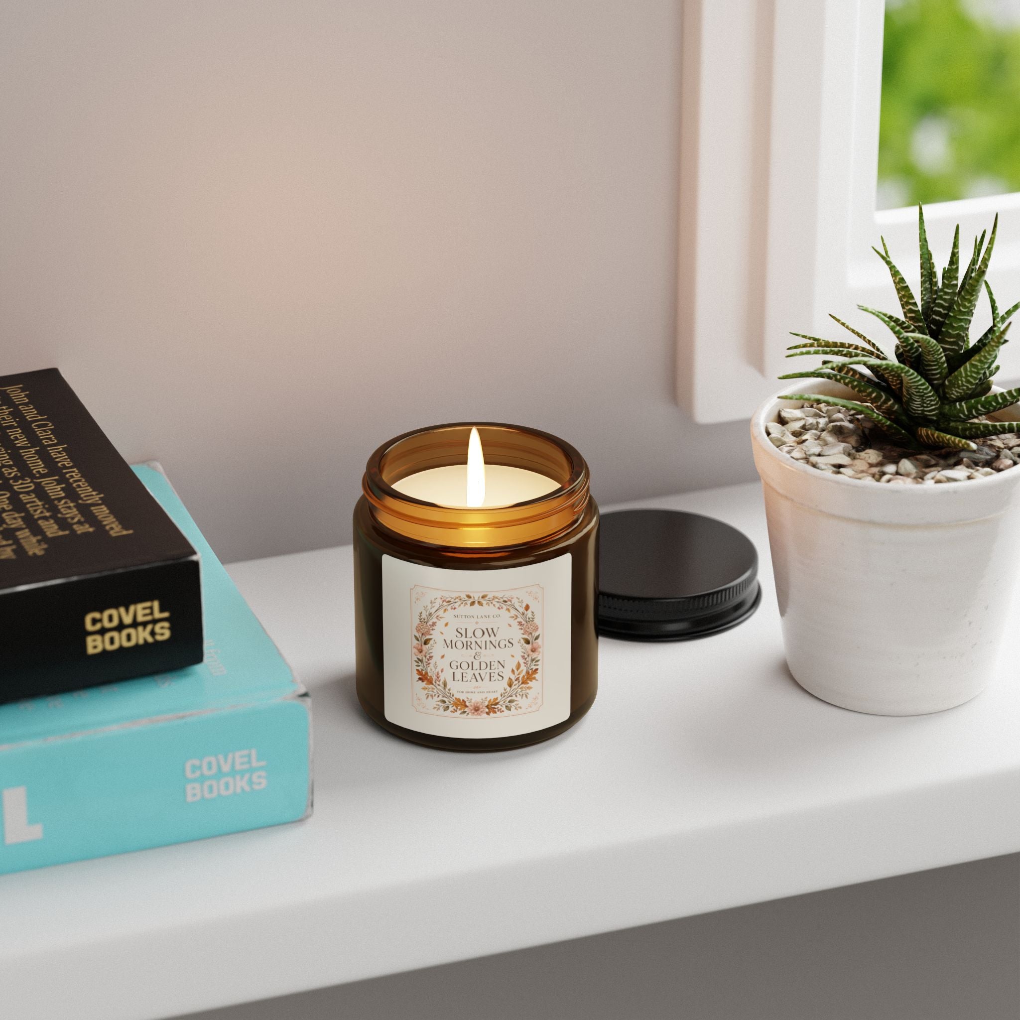 Sutton Lane Co. Fall — Slow Mornings & Golden Leaves Amber Soy Candle