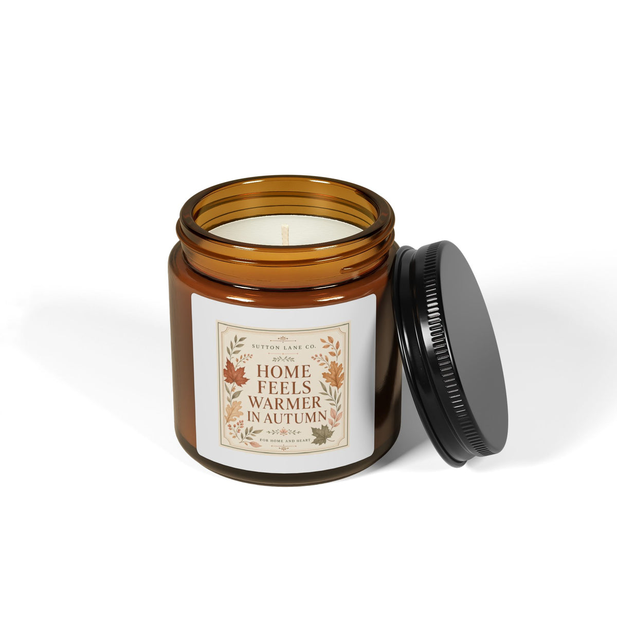 Sutton Lane Co. Fall — Home Feels Warmer in Autumn Amber Soy Candle