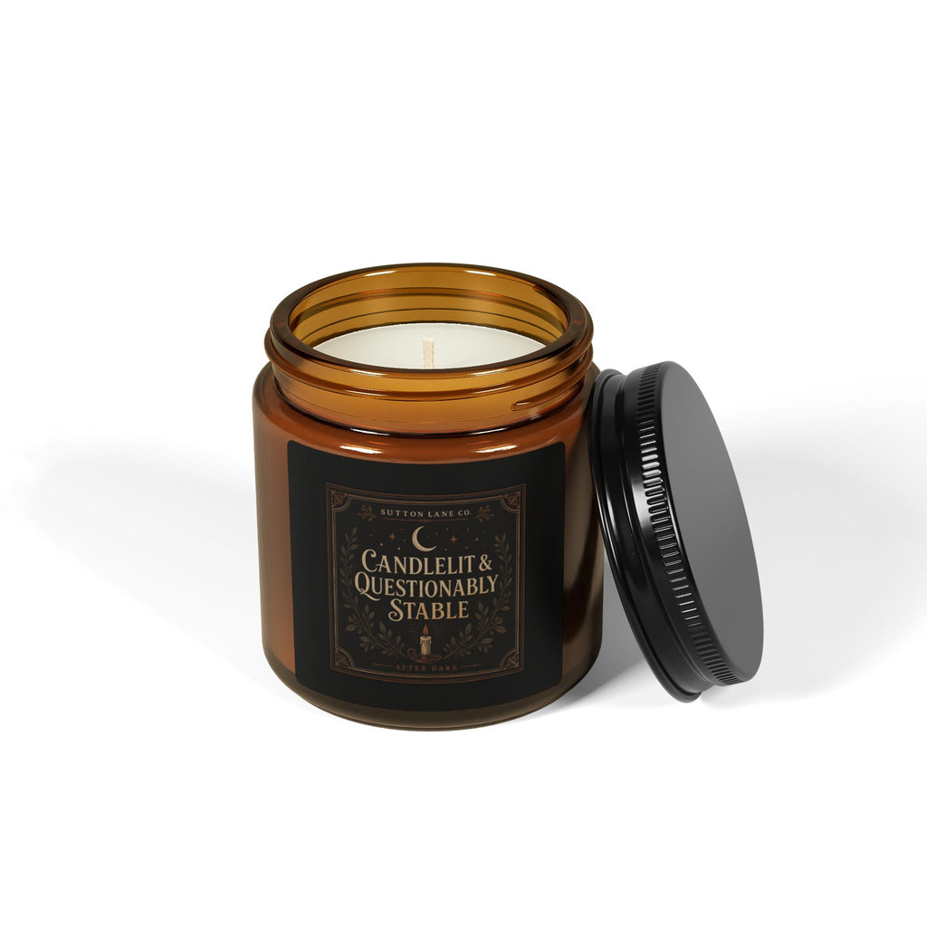 Sutton Lane Co. After Dark — Candlelit & Questionably Stable Amber Soy Candle