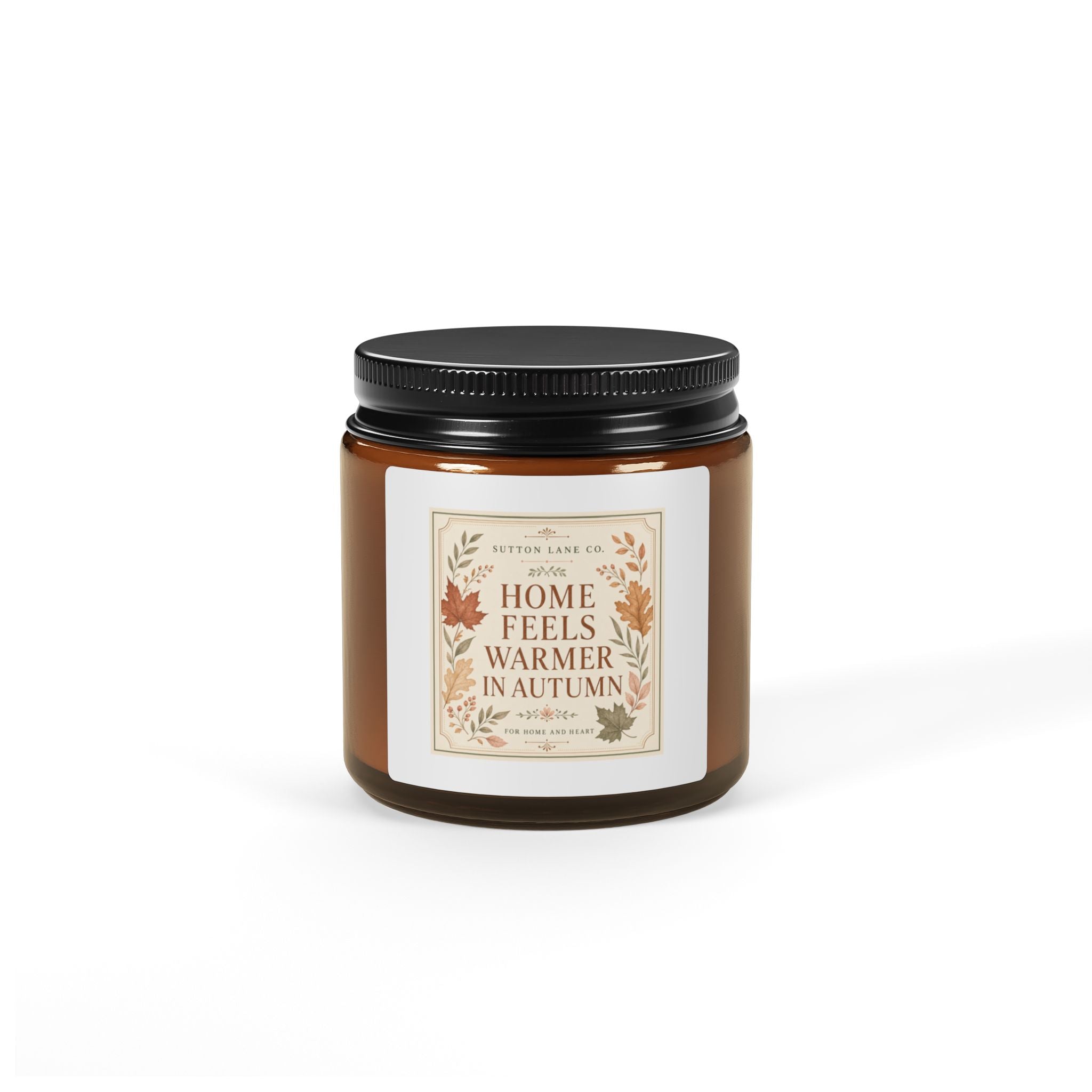 Sutton Lane Co. Fall — Home Feels Warmer in Autumn Amber Soy Candle