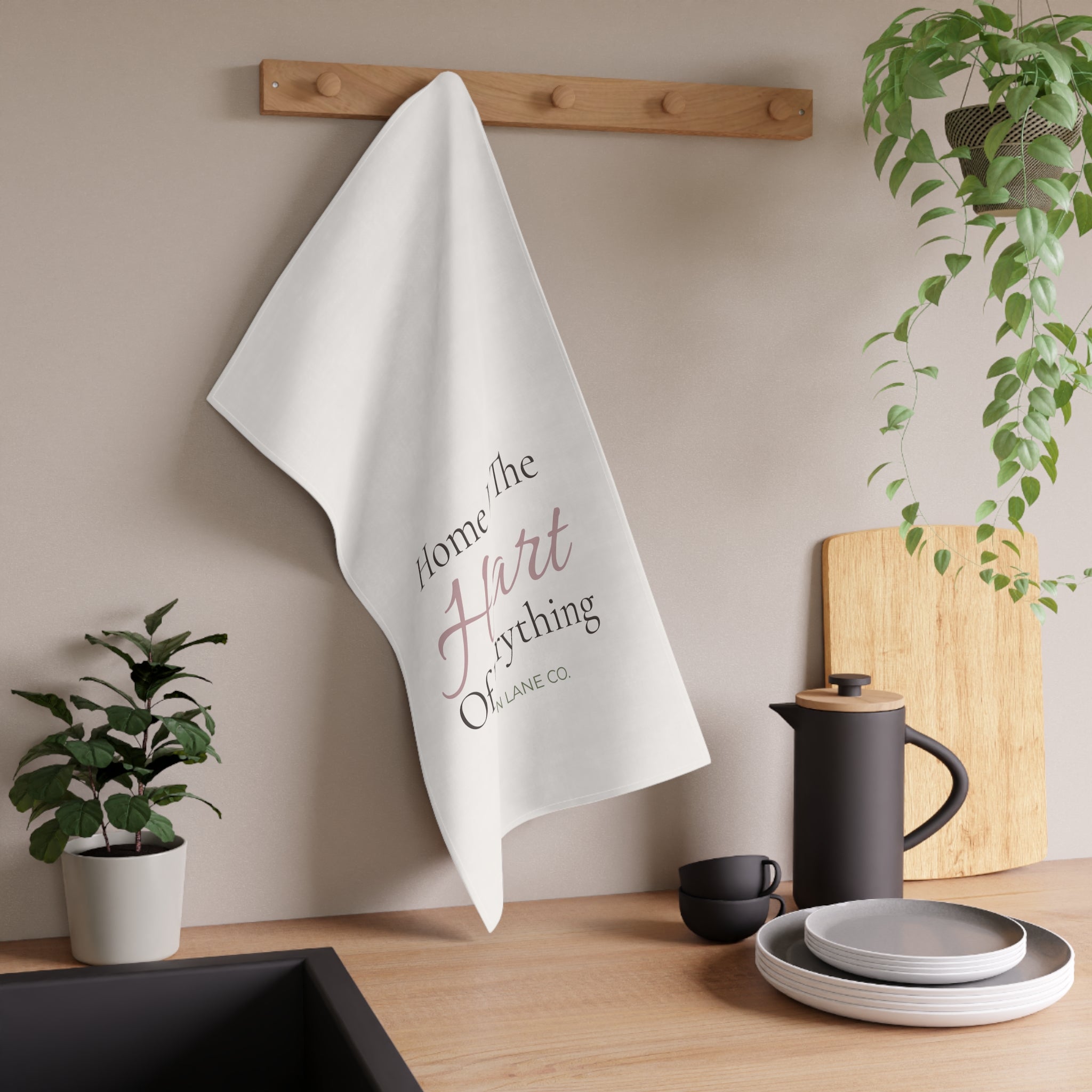 Sutton Lane Co. “Home Is the Heart of Everything” Cotton Tea Towel