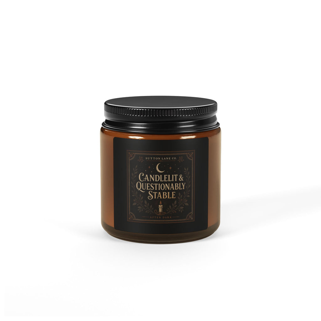 Sutton Lane Co. After Dark — Candlelit & Questionably Stable Amber Soy Candle