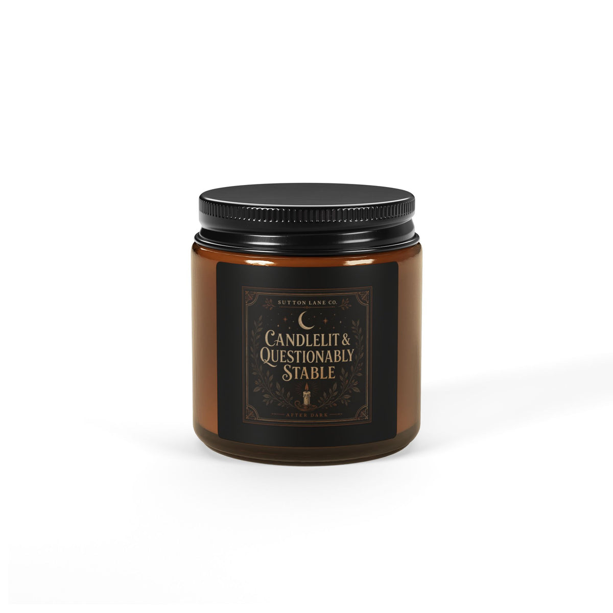 Sutton Lane Co. After Dark — Candlelit & Questionably Stable Amber Soy Candle