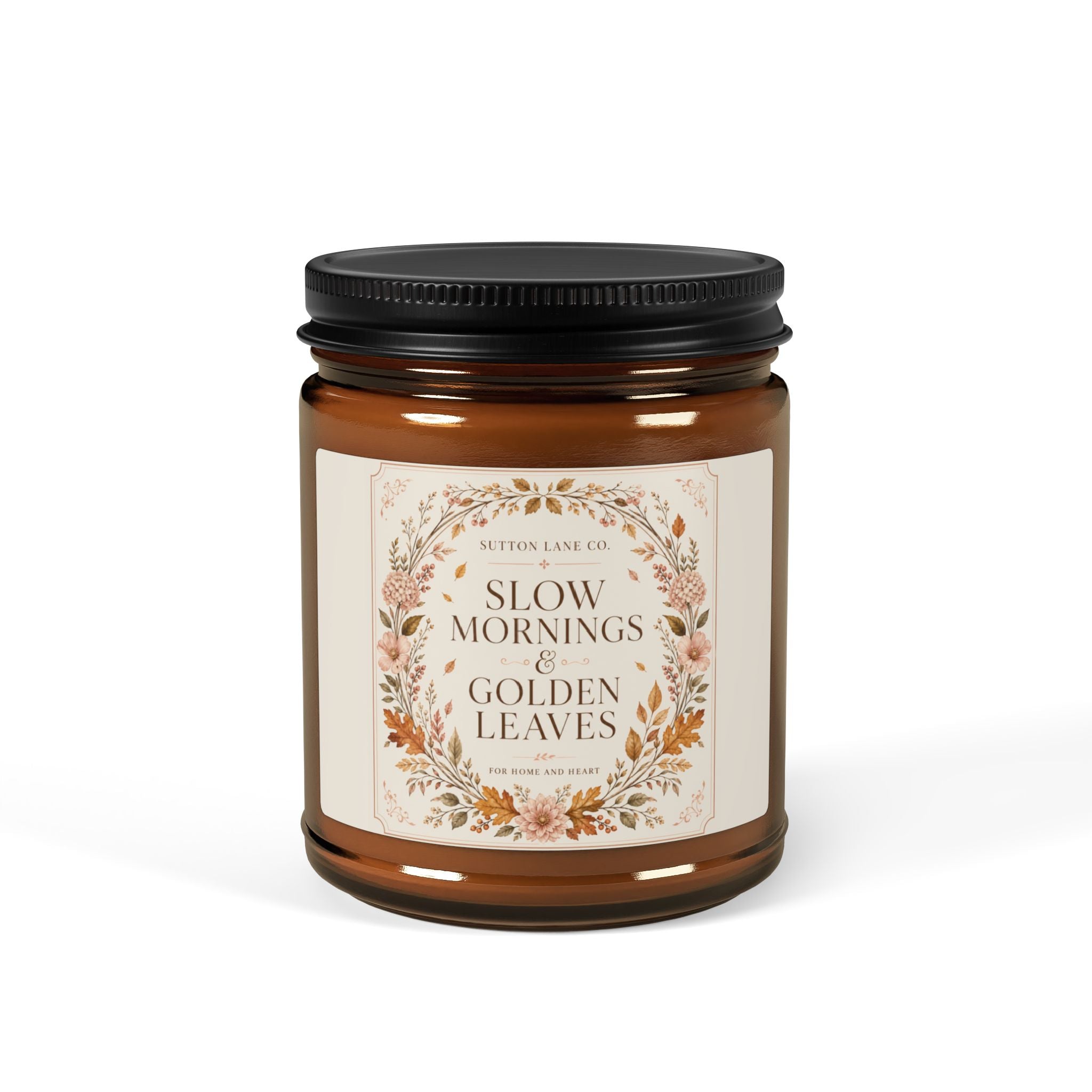 Sutton Lane Co. Fall — Slow Mornings & Golden Leaves Amber Soy Candle