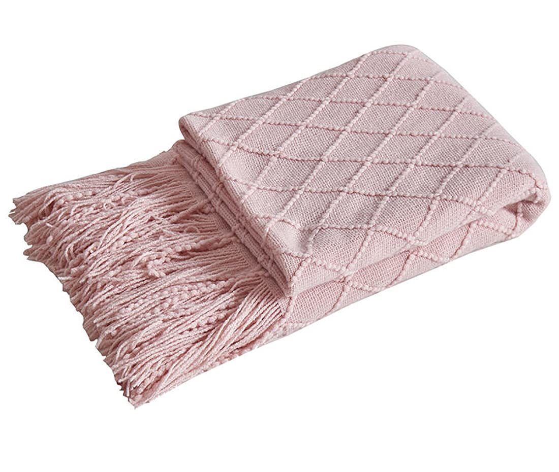 Meadow Diamond-Knit Throw