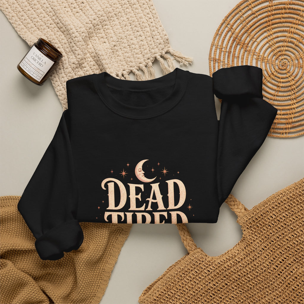 Sutton Lane Co. After Dark — Dead Tired but Make It Cozy Crewneck
