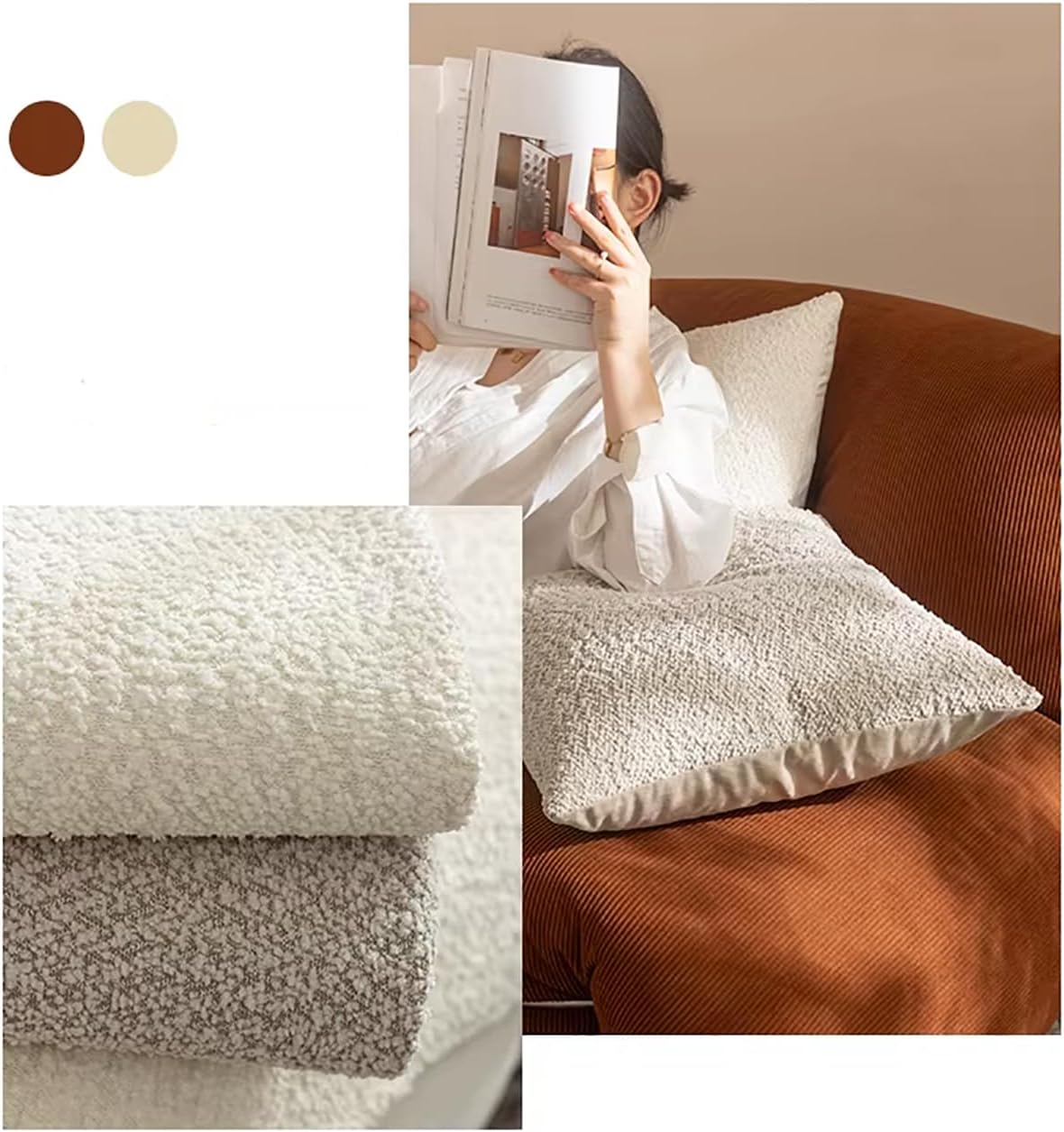 Sutton Bouclé Accent Pillow