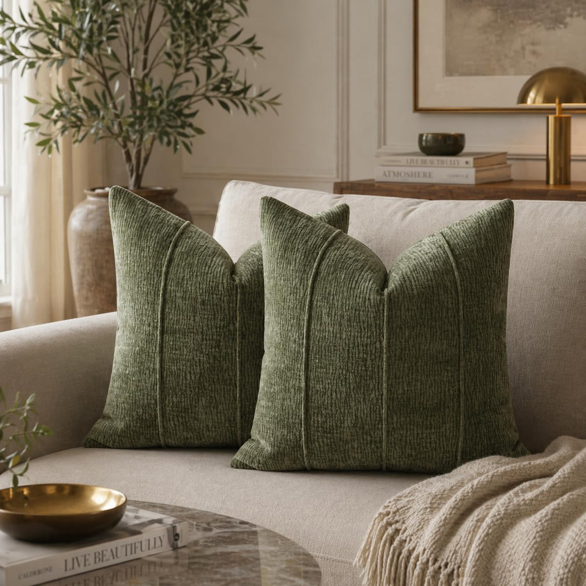 Willow Chenille Accent Pillow