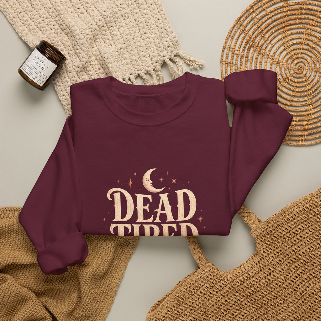 Sutton Lane Co. After Dark — Dead Tired but Make It Cozy Crewneck