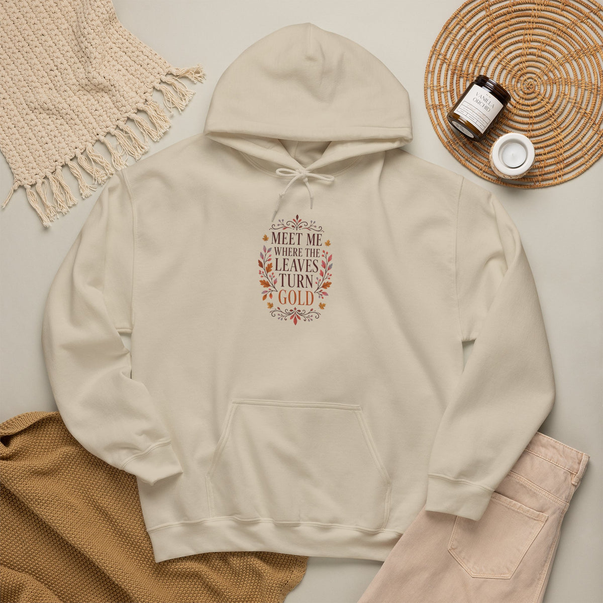 Sutton Lane Co. Fall — Meet Me Where the Leaves Turn Gold Hoodie