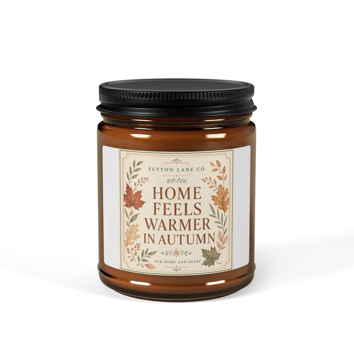 Sutton Lane Co. Fall — Home Feels Warmer in Autumn Amber Soy Candle