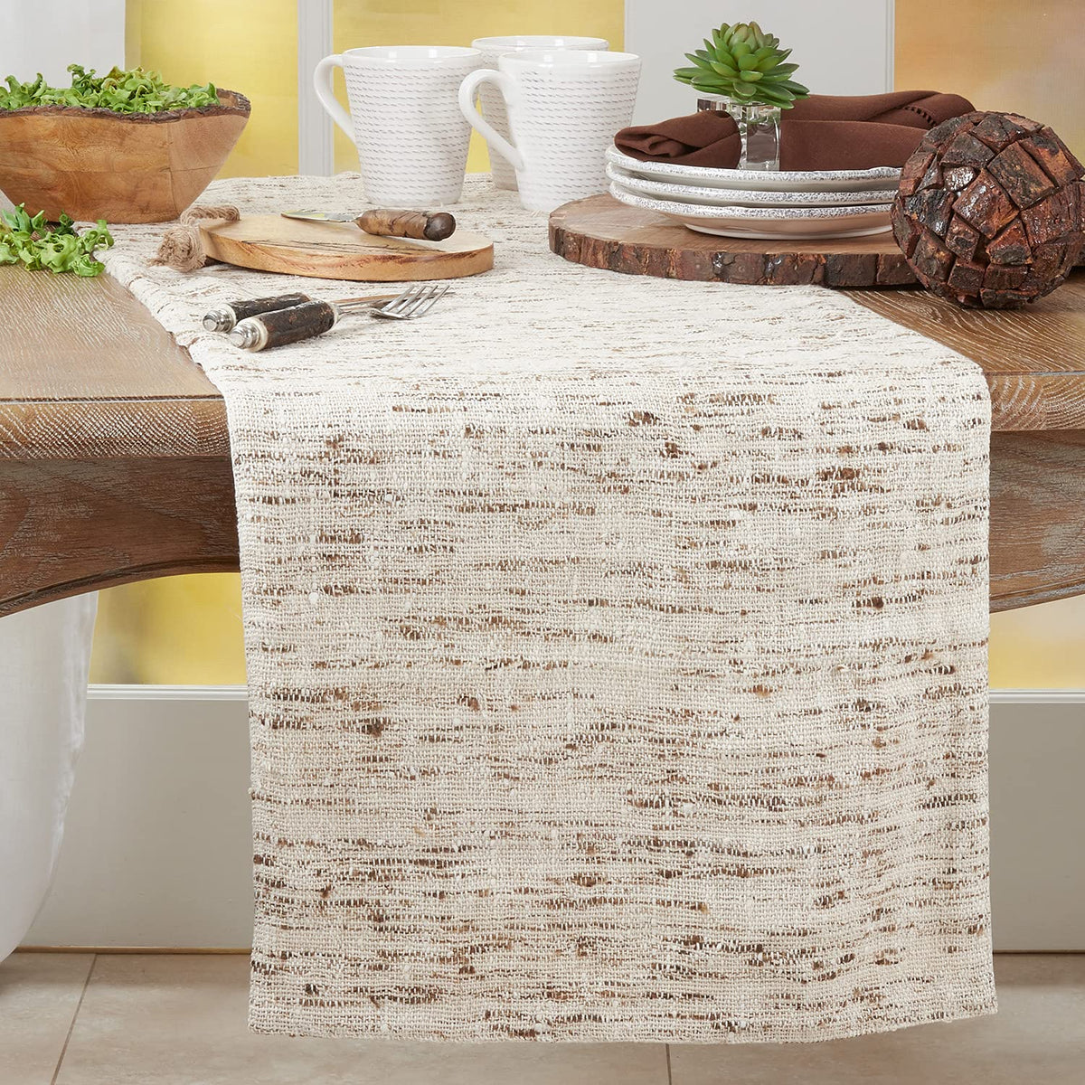 Hearthside Oatmeal Table Runner