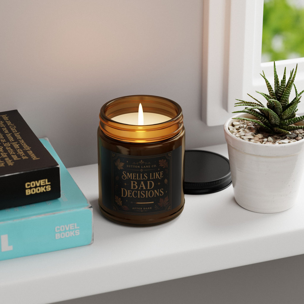 Sutton Lane Co. After Dark — Smells Like Bad Decisions Amber Soy Candle