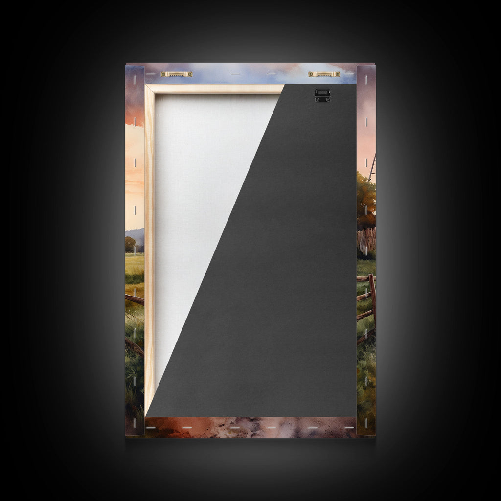 Country Road at Sunset Wall Art