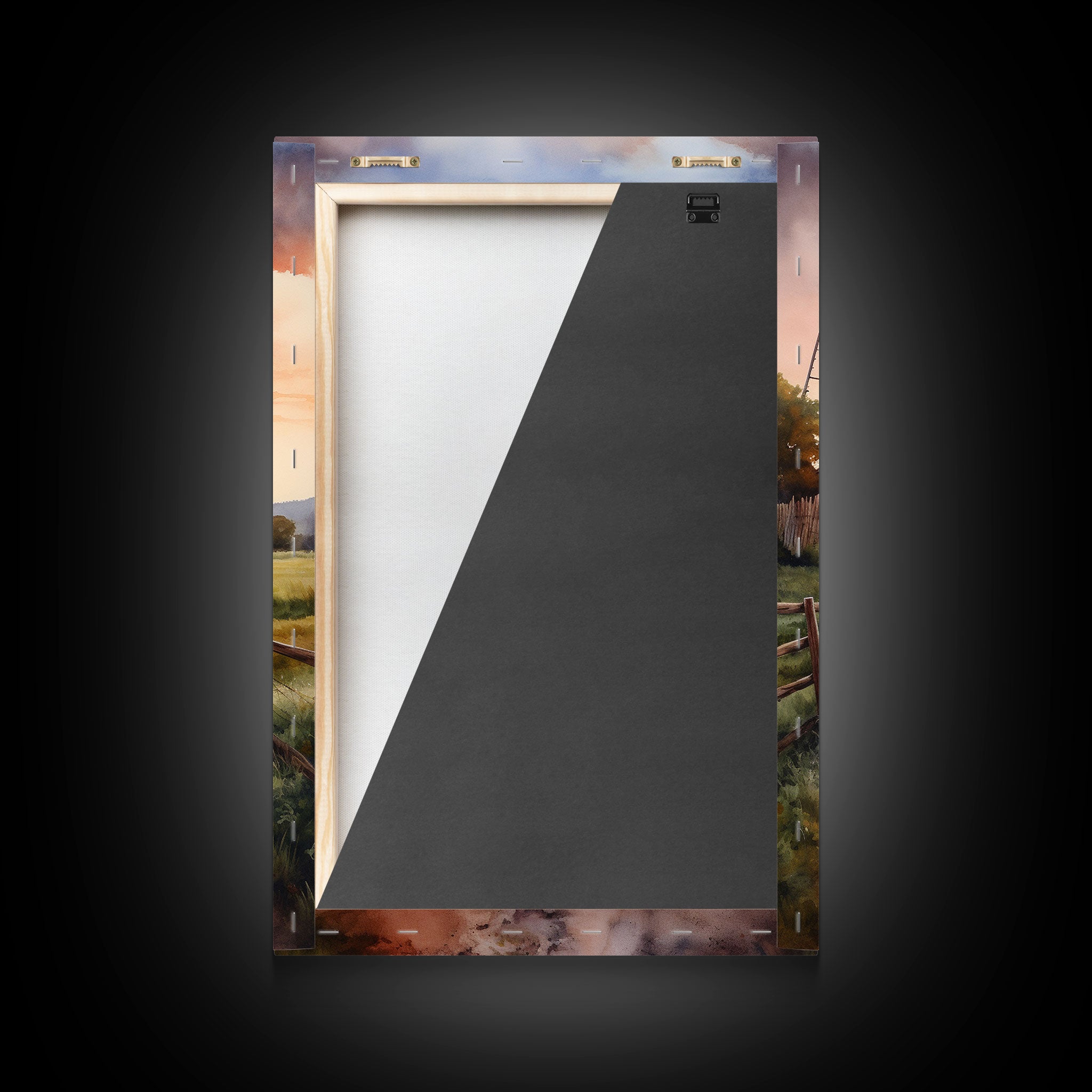 Country Road at Sunset Wall Art