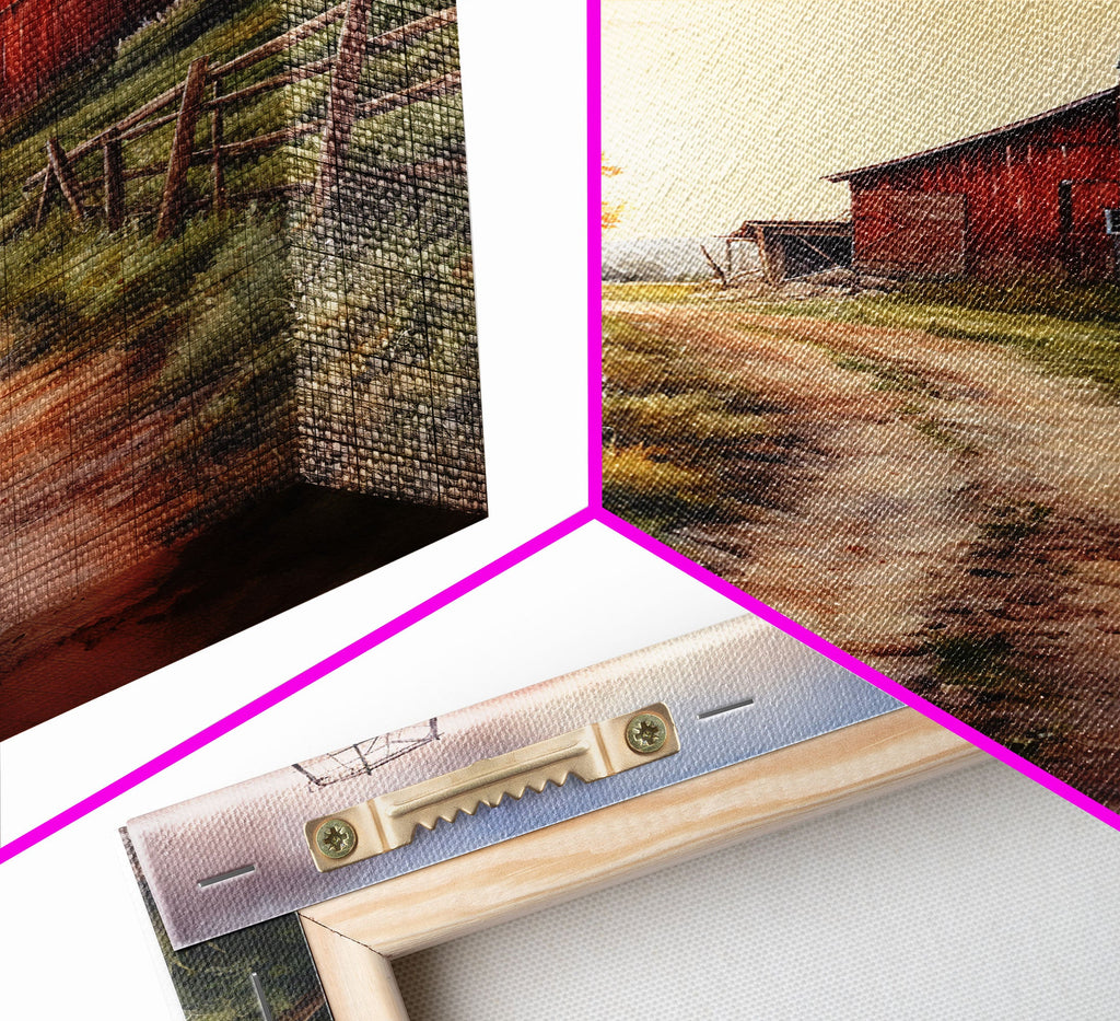 Country Road at Sunset Wall Art