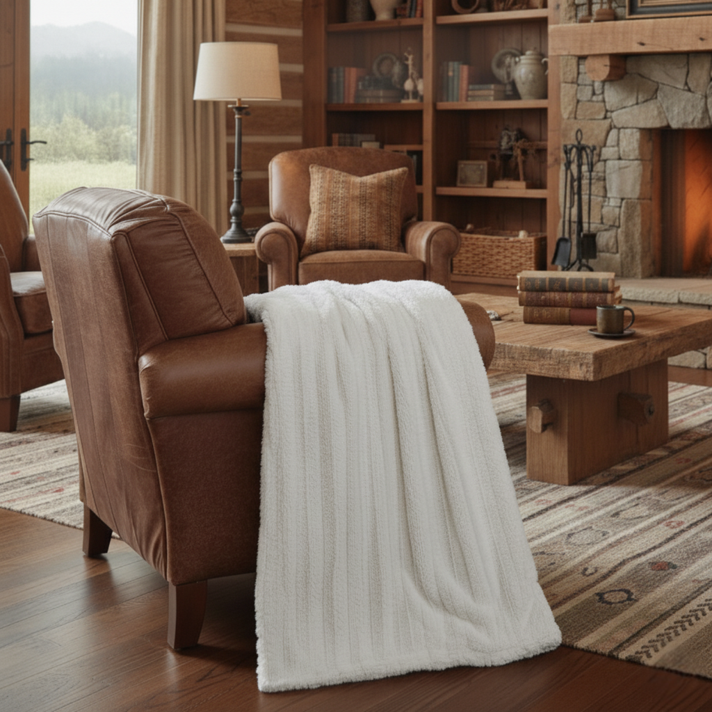 Hearthside Faux Fur Throw