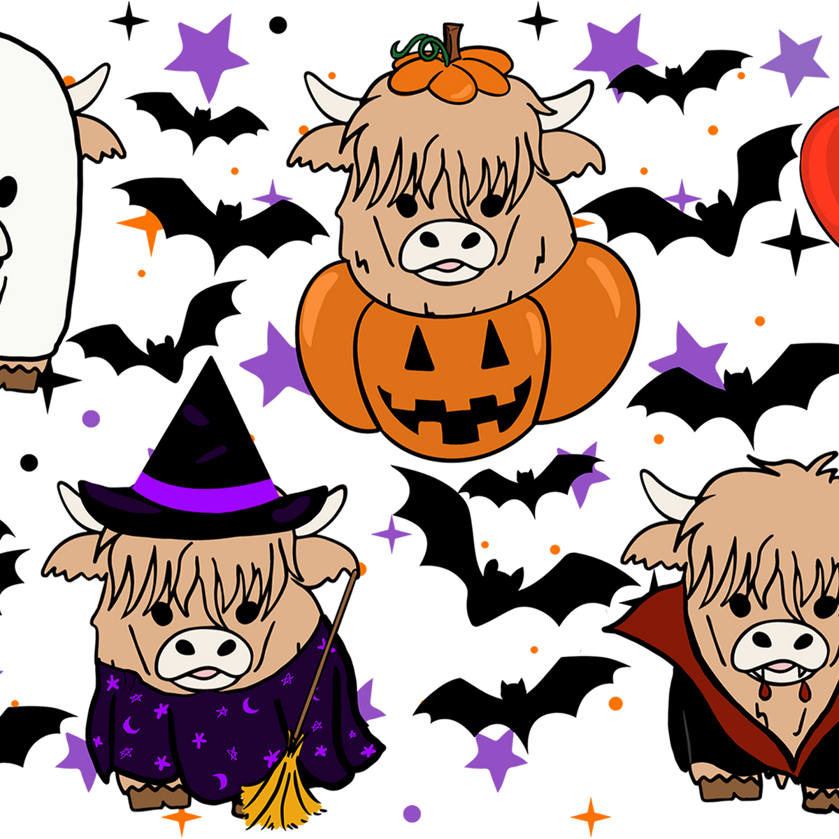 Sutton Lane Co. Fall | Highland Cow Halloween Cup