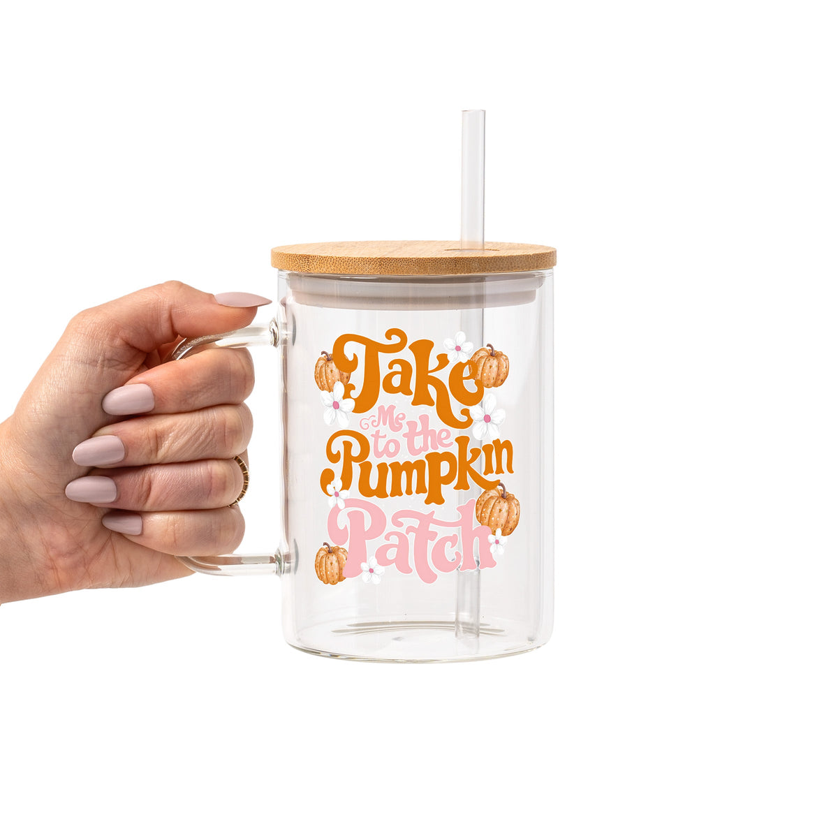 Sutton Lane Co. Fall | Take Me to the Pumpkin Patch Glass Cup