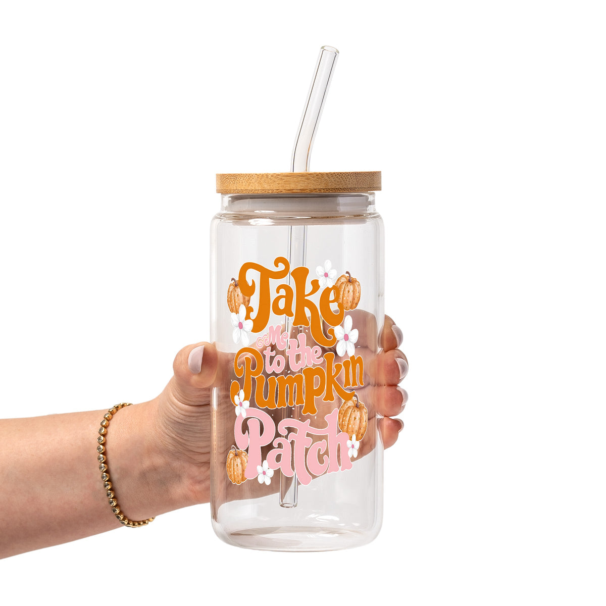 Sutton Lane Co. Fall | Take Me to the Pumpkin Patch Glass Cup