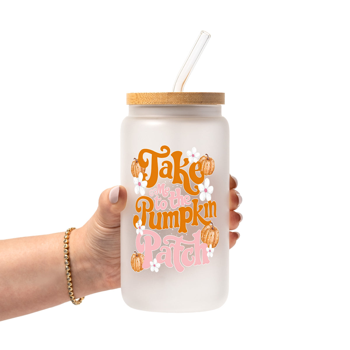 Sutton Lane Co. Fall | Take Me to the Pumpkin Patch Glass Cup