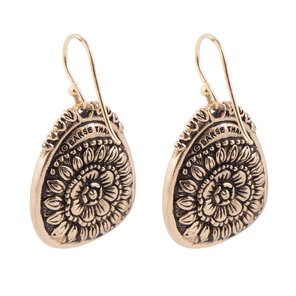 Agave Genuine Turquoise Drop Earrings