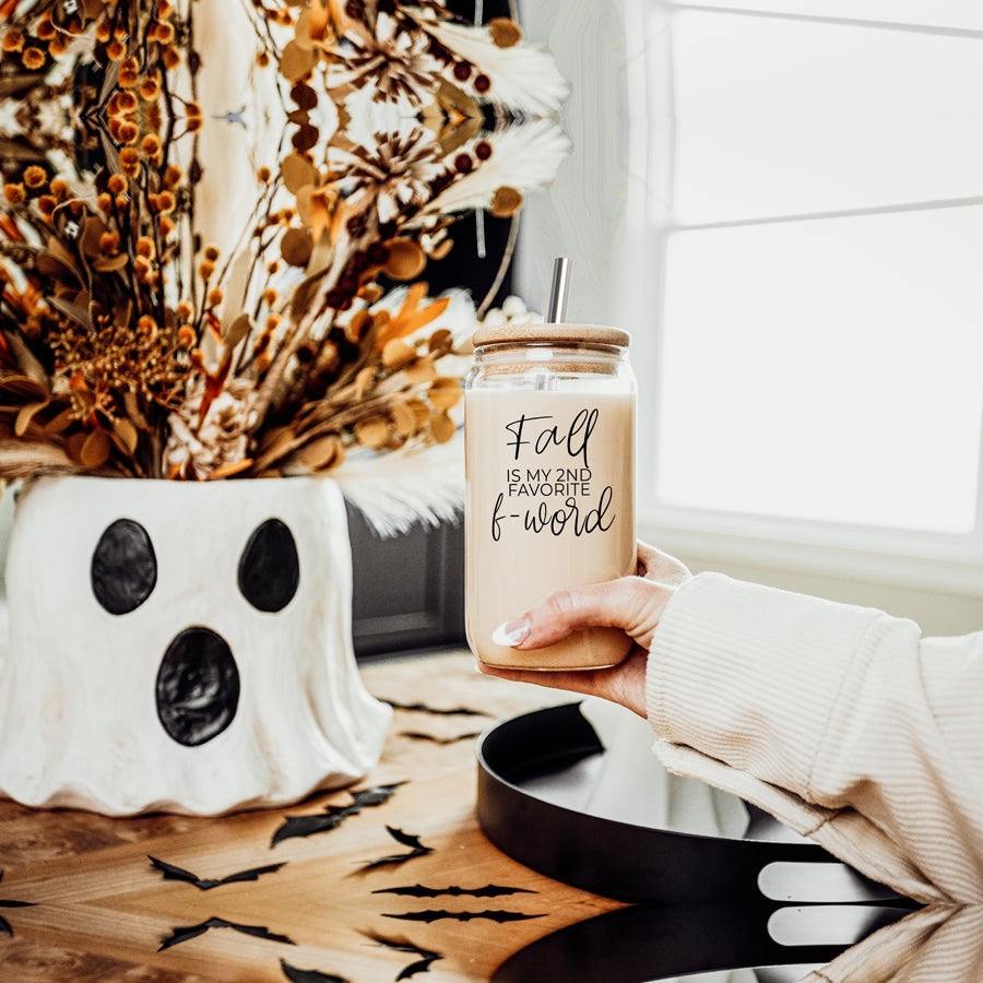 Sutton Lane Co. After Dark — Second Favorite F-Word Fall Glass Tumbler