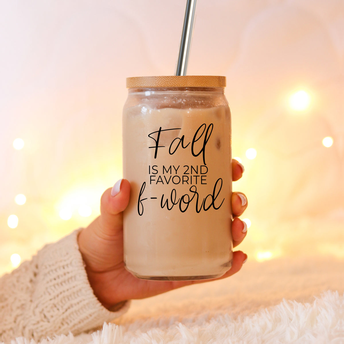 Sutton Lane Co. After Dark — Second Favorite F-Word Fall Glass Tumbler