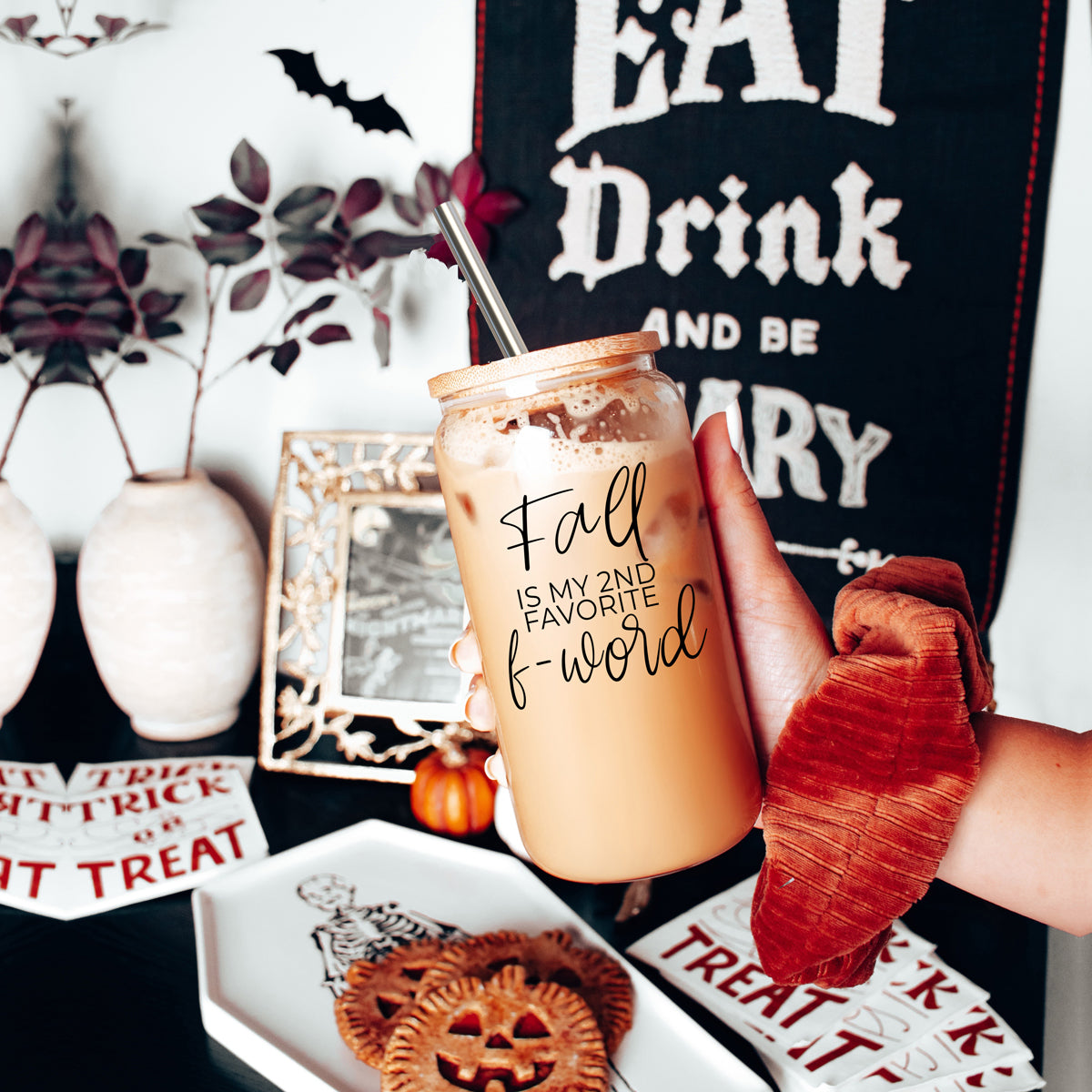 Sutton Lane Co. After Dark — Second Favorite F-Word Fall Glass Tumbler