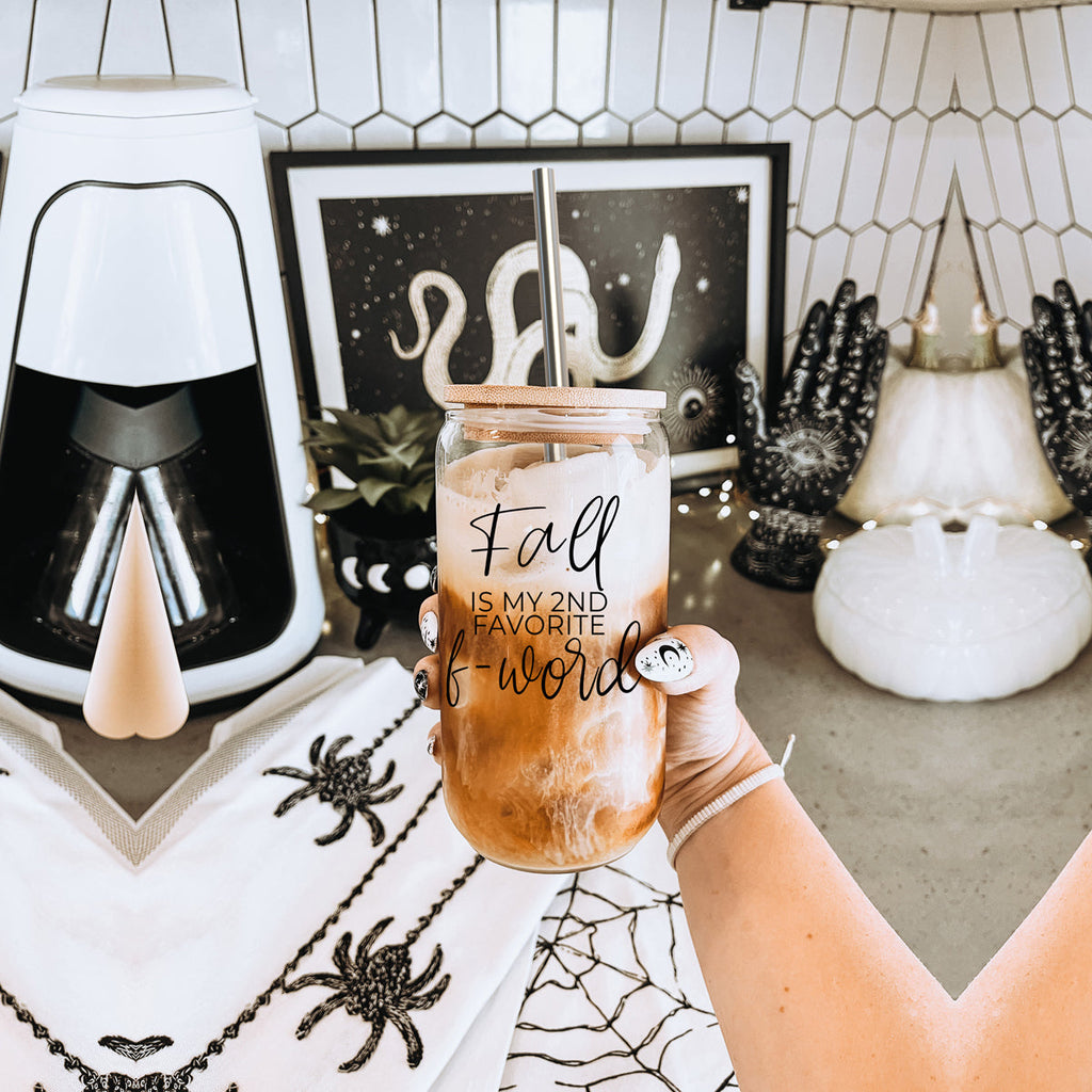 Sutton Lane Co. After Dark — Second Favorite F-Word Fall Glass Tumbler