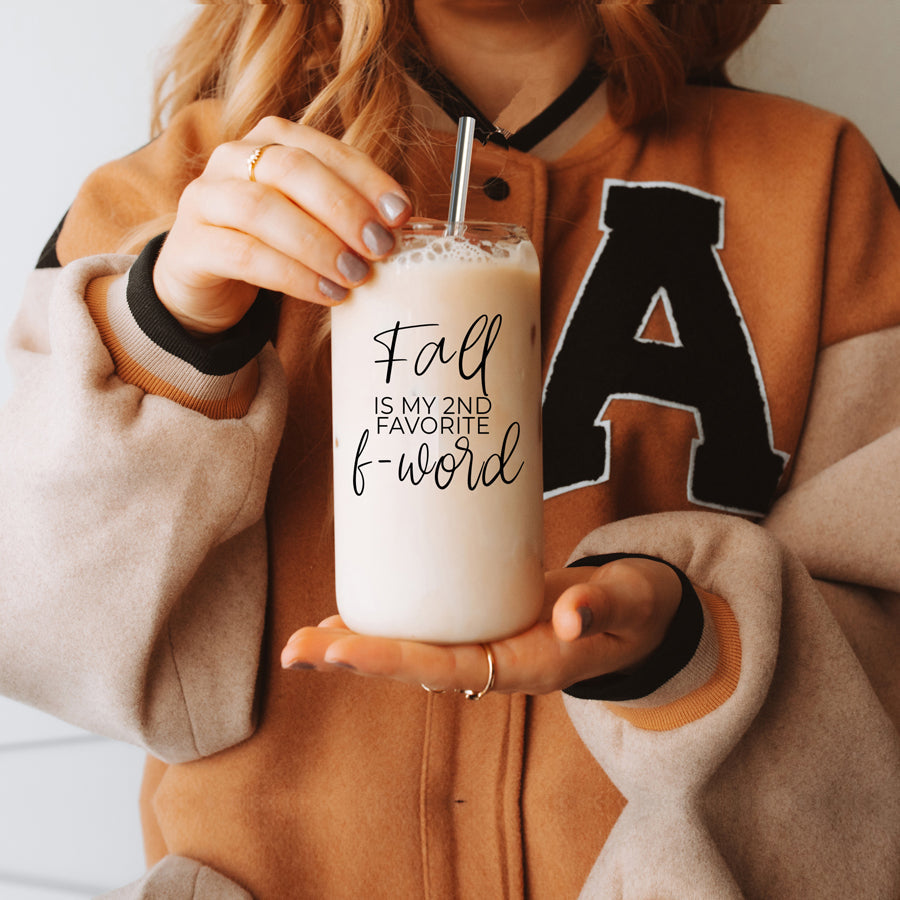 Sutton Lane Co. After Dark — Second Favorite F-Word Fall Glass Tumbler
