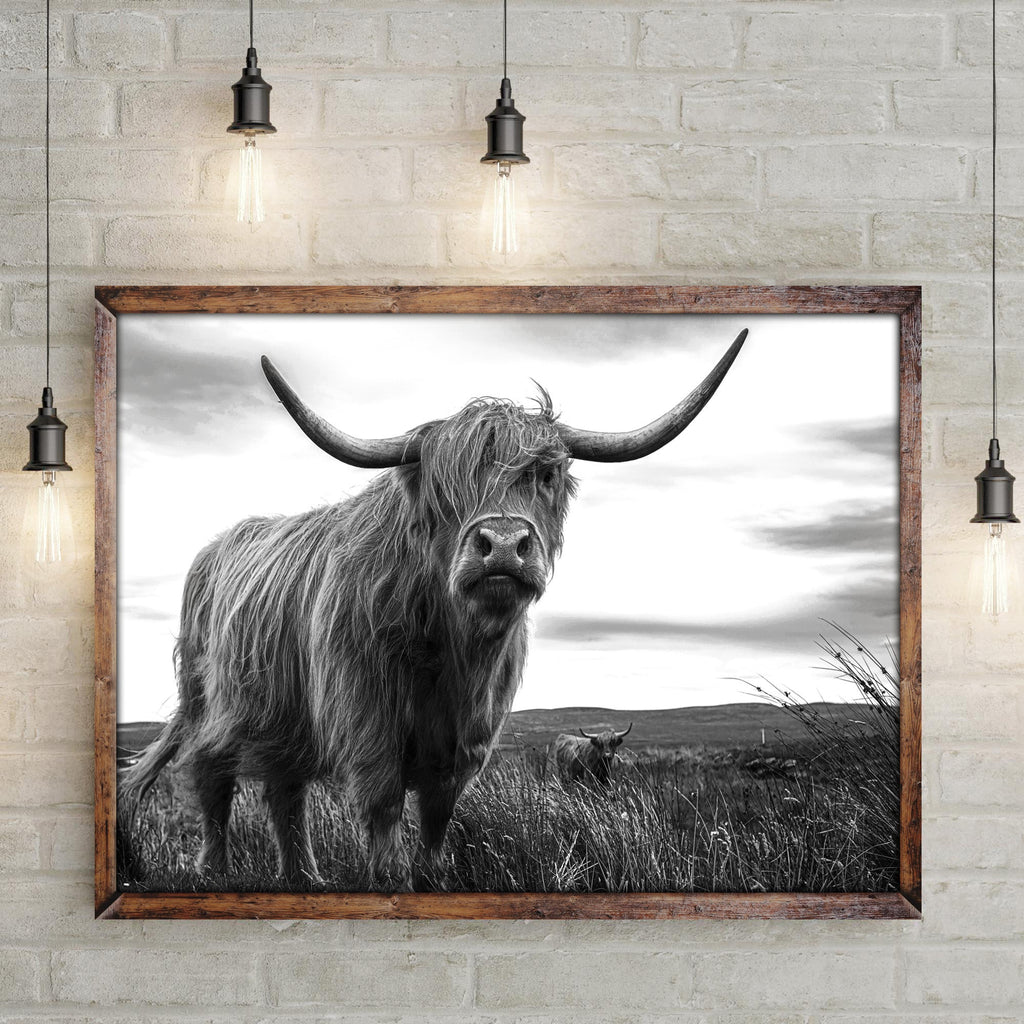 Highland Muse Portrait Canvas