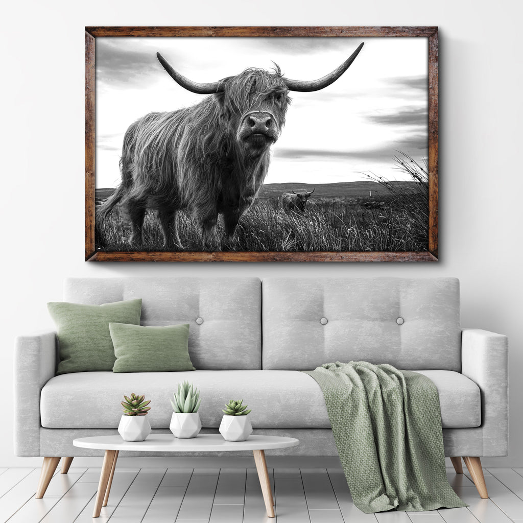 Highland Muse Portrait Canvas
